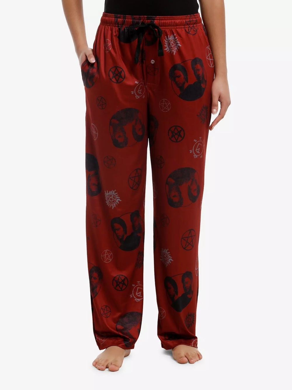 Unisex Supernatural Winchester Brothers Pajama Pants Hot Topic Castiel Sam Dean